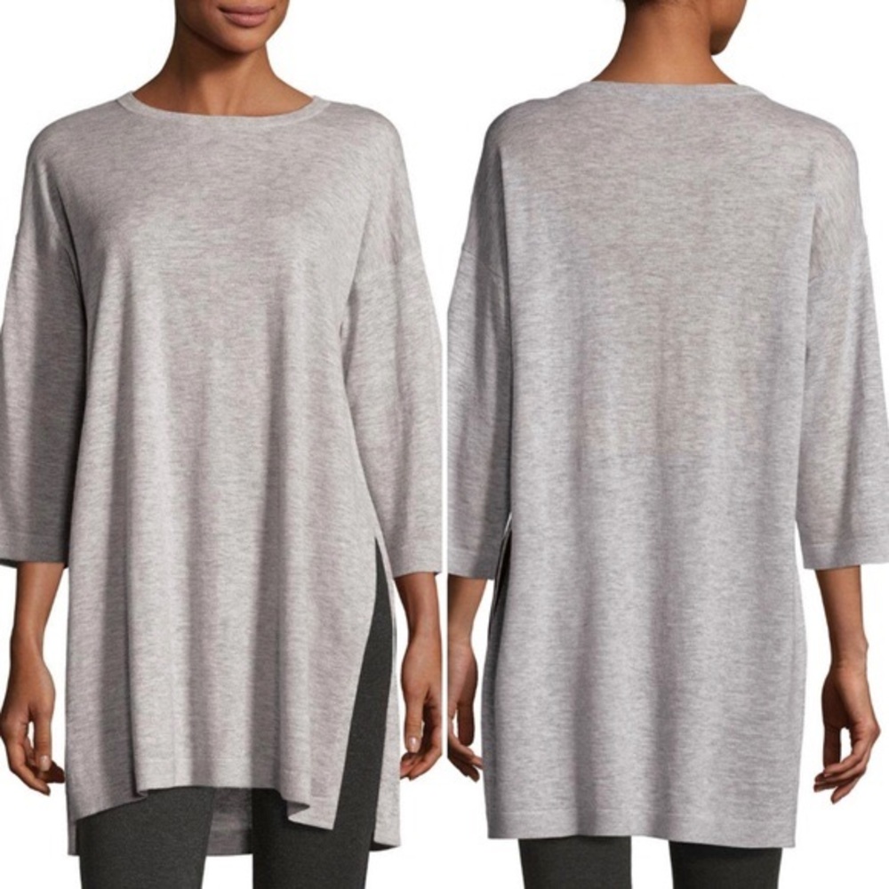 Eileen Fisher Tencel Alpaca Lightweight Tunic